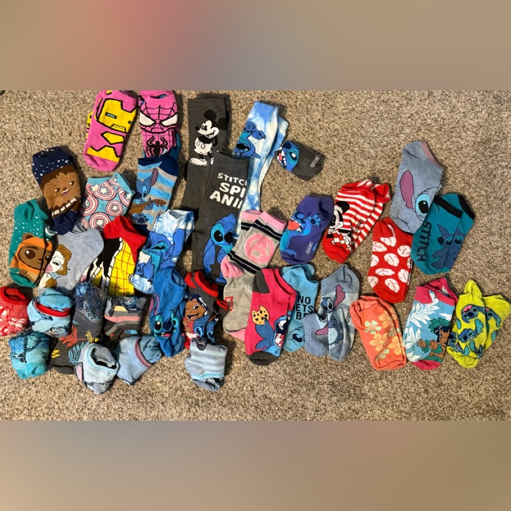 Disney Assorted Character Socks